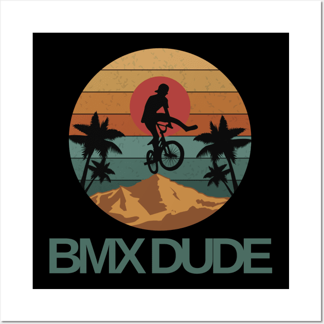 Cycling T-shirts, Funny Cycling T-shirts, Cycling Gifts, Cycling Lover, Fathers Day Gift, Dad Birthday Gift, BMX Dad, Cyclist Birthday, BMX Shirt, Outdoors, Dad Retirement Gift Wall Art by CyclingTees